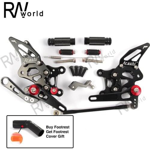 For APRILIA RSV4 R RSRV4R FACTORY 09-12 Motorcycle CNC Adjustable Rear Set Rearsets Footrest Pegs Pedal 2009 2010 2011 2012