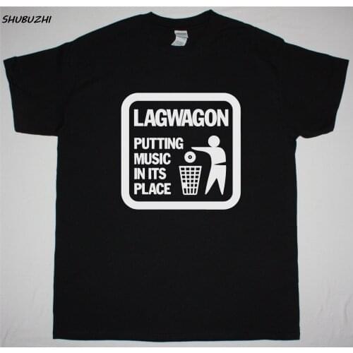 LAGWAGON PUTTING MUSIC men tshirt summer fashion brand mens tee shirt cotton 100% casual pattern t-shirt big size 3XL cool tees