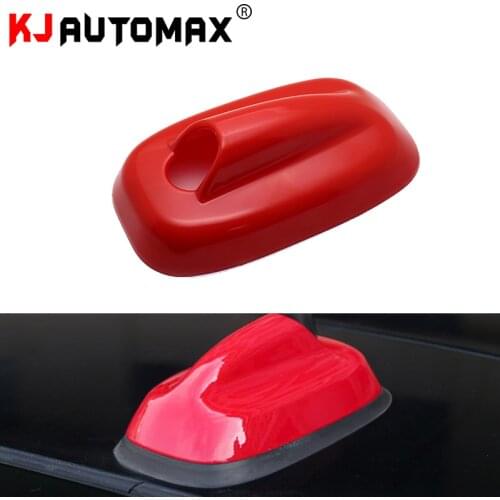 KJAUTOMAX For Mini Cooper F54 F55 F56 Antenna Cover Lid Red Plastic Protective Shell
