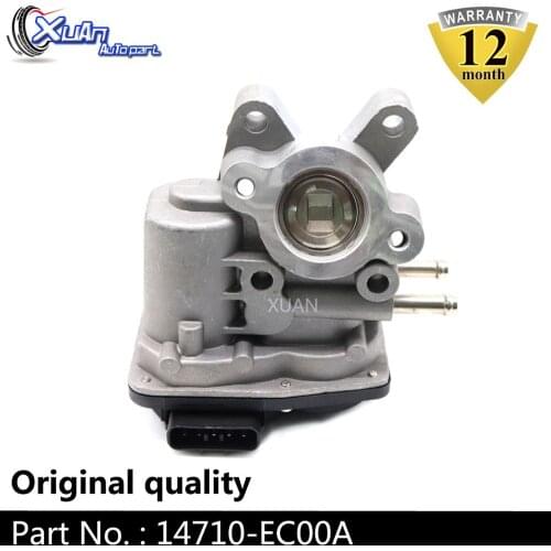 XUAN EGR Valve 14710-EC00A For NISSAN NAVARA NP300 PATHFINDER PICK UP CABSTAR 2.5 dCi 14710-EC00D 14710EC00B