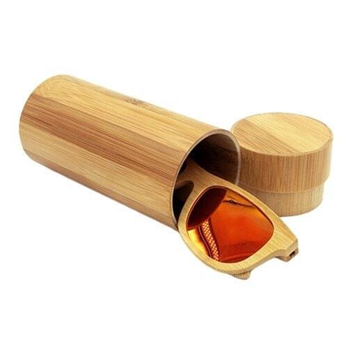 2016 Summer 2016 Summer 2016 New and fashion Men Women Vintage Handmade Bamboo Wooden Sunglasses Box Frame Glasses Case