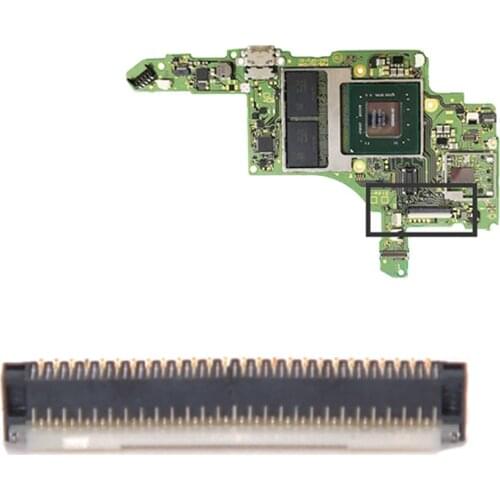 Motherboard LCD Display Screen Flex Cable Clip Ribbon Socket for NS Switch