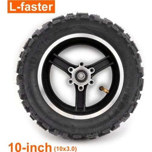 10x3.0 Wheel For Off-road Electric Scooter 10-Inch Inflatable Wheel WIth Mountain Tyre And Inner Tube Compatible With Disc Brake