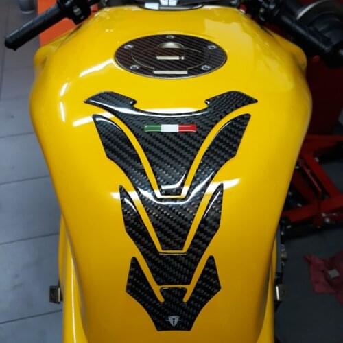 Motorcycle Carbon Fiber Tank Pad Sticker Decal Emblem Accessories for Ducati Monster 796 696 1100 Ducati scrambler SIXTY2