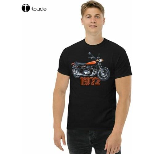 New Retro 1972 Motorcycle T Shirt , Printed Tee Shirt S-5Xl