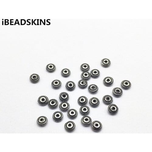 New arrival! 5x2mm 3000pcs CCB Rhodium color Flywheel spacing beads for Earrings parts,hand Made Earrings Findings Jewelry DIY