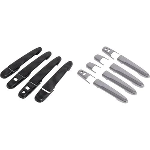 NEW-Car Accssories External Door Handle Cover Trims Outer Cover Sticker Decoration for Toyota Rush 2018 2019 2020 2021