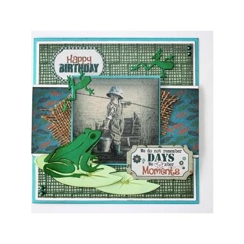 New Frog lotus leaf metal Cutting Dies Stencils DIY Scrapbooking Paper/photo Cards Embossing Dies