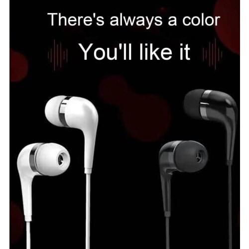 Wired Earphone Lightweight In-ear Universal 3.5mm Stereo Sport Headset with Mic for Smartphone Headphone