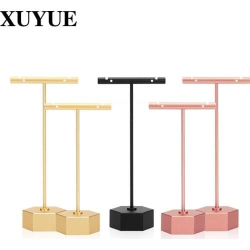 Earring display stand wrought iron stall earring shooting stand props factory direct metal earring display stand in stock