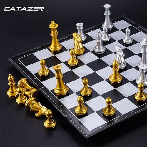 32/36cm Big Size Medieval Chess Sets with Magnetic Chess Board 32 Chess Pieces Table Carrom Board Games Large Outdoor Chess Set