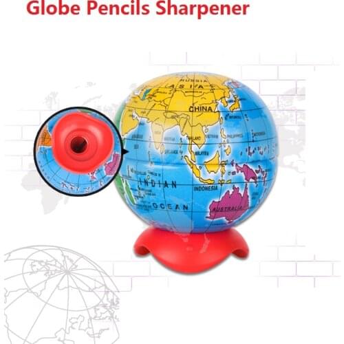 New Globe Pencil Sharpener Cute Child Pencil Sharpener Primary School students Cute School Supplies