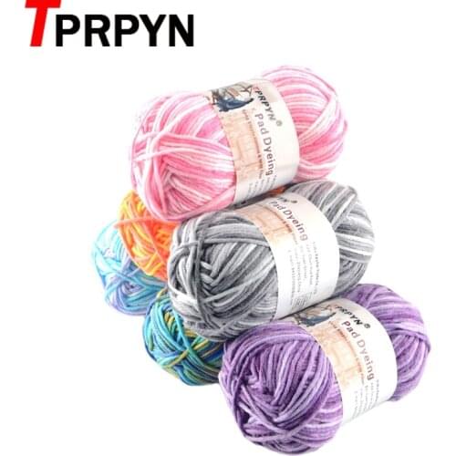 TPRPYN 1pc=50g 95M Milk cotton Yarn For Knitting knit yarn wool to crochet thread worsted handmade Needlework knitted yarn