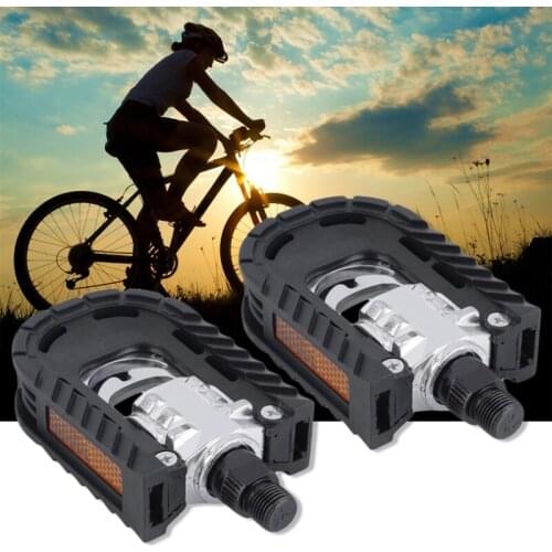 Bicycle Pedals Ultralight Road Pedal Cycling Mountain Bike Foot Plat Anti-slip Standard Universally Pedals