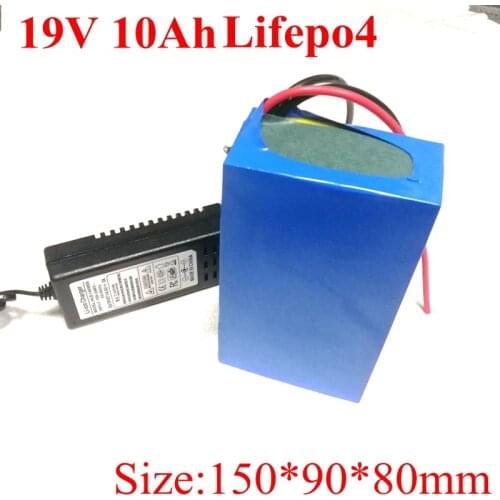 19V 10AH 4.74A 4.5A DC plug BMS Laptops Power Bank lifepo4 for notebooks tablets PC external Batteries backup