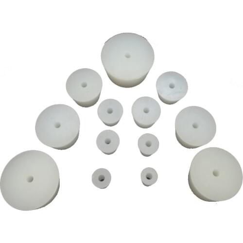 1pc Size2-14 Home Brew Wine Stoppers Food grade Silicone Plug With Or Without Holes Airlock Valve Bubbler Wine Brew