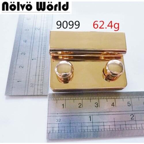 10pcs 50*45mm thumb lock handmade high quality gold color standard locks thumb lock handmadebags metal