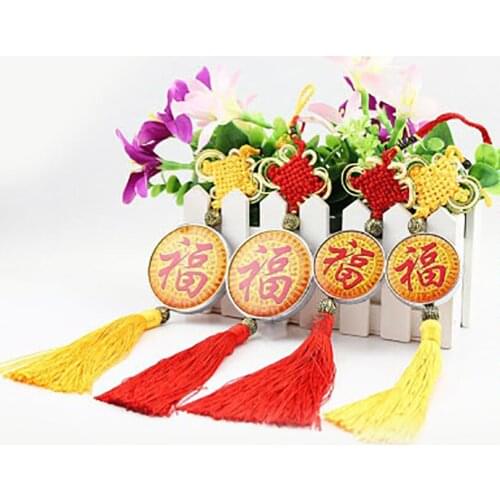 100pcs 44mm DIY personalized Chinese knot advertising gift festival gift DIY Button badge blank material