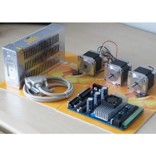 3Axis Nema 23 Stepper Motor 185oz-in 2.0A 6WIRES &stepper motor Driver controller board TB6560 for CNC Kit