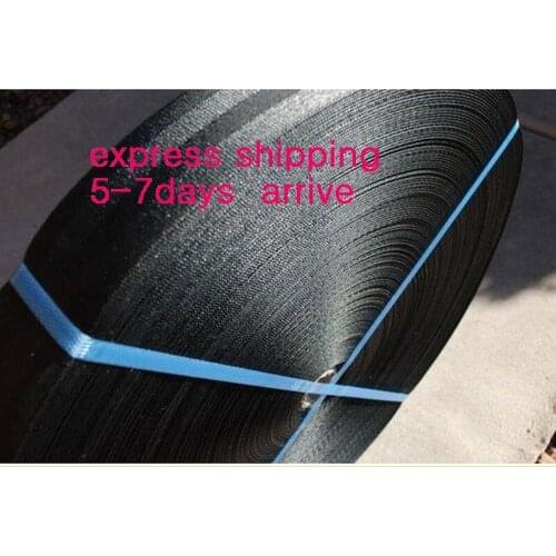 50meters Roll Seat Belt Webbing Safety Strap BLACK Color 4.8cm Wide 5 Bars