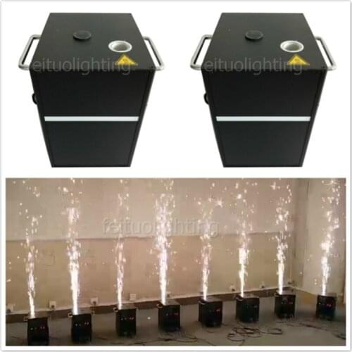 10pcs/lot DMX / Remote Control DJ Wedding 750w Spark Stage Effect Cold Fountain Fireworks Machine