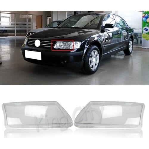 CAPQX 2PCS For Volkswagen Passat B5 2003-2006 Front Headlamp Headlight Lampcover Lampshade Waterproof Bright Lamp Shade Shell