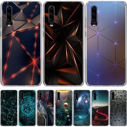 Dark Nignt Star Phone Case for Huawei P30 P40 P20 P10 Mate 20 10 30 Lite Pro P Smart Z Plus + Art Luxury Cover Coque