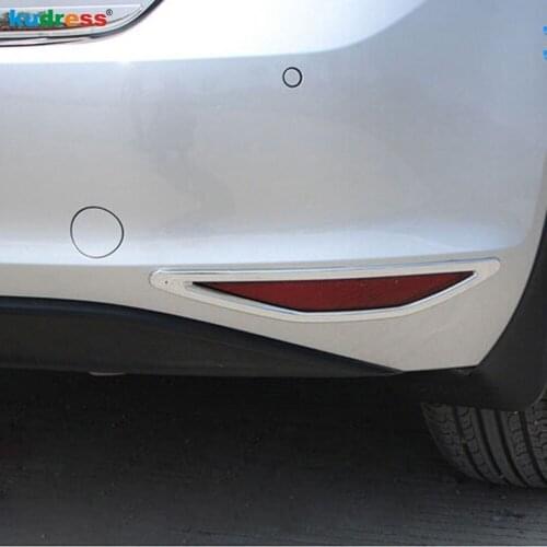 For VW For Volkswagen Golf 7 MK7 2014 2015 2016 2017 2018 Chrome Rear Fog Light Lamp Cover Trim Car Tail Foglight Trims Sticker