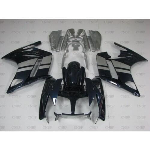 FJR 1300 10 11 Fairing Kits FJR1300 2007 - 2012 Dark Blue Silver Bodywork FJR 1300 2009 Fairing