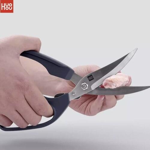 HuoHou Kitchen Scissors 40Cr13 Stainless Steel Scissors For Fish Chicken Bone Shears Cook Tool