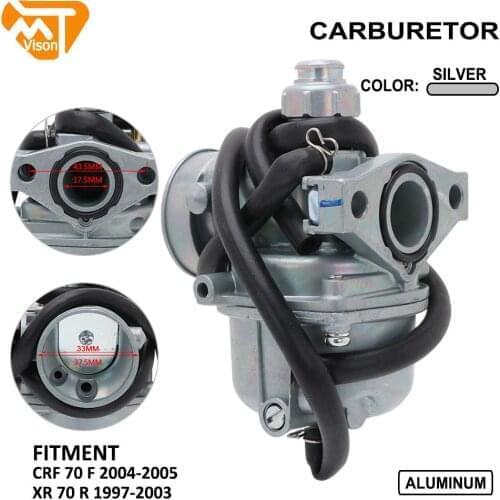 For HONDA CRF70F CRF 70 F 2004 2005 XR70R XR 70 R 1997 1998 1999 2000-2003 ATV Moto bike Motorcycle Engine Carburetor Carburador