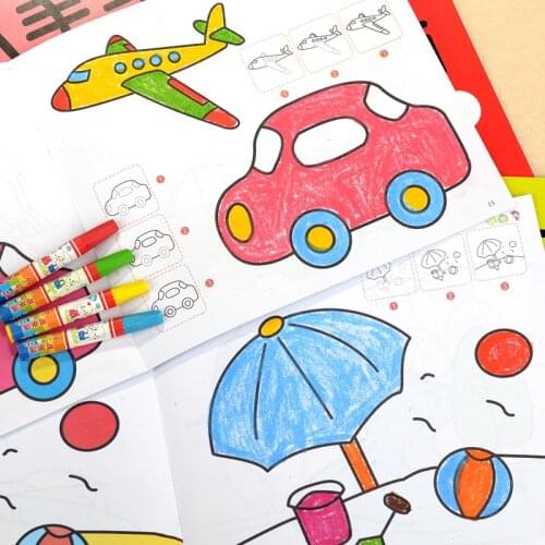 Baby Drawing Book Coloring Books for Kids Children Painting in total 12 .age 2-6