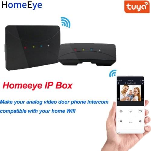 Wifi Converter IP Box IP Converter 4-Wired Analog Signal Video Door Phone To IP Wifi Video Intercom System TuyaSmart App Support