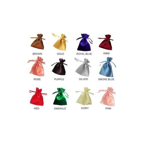 Small size drawstring bag high quality jewelry gift bag pouch for jewelry storage and packaging, balance for DHL shipping