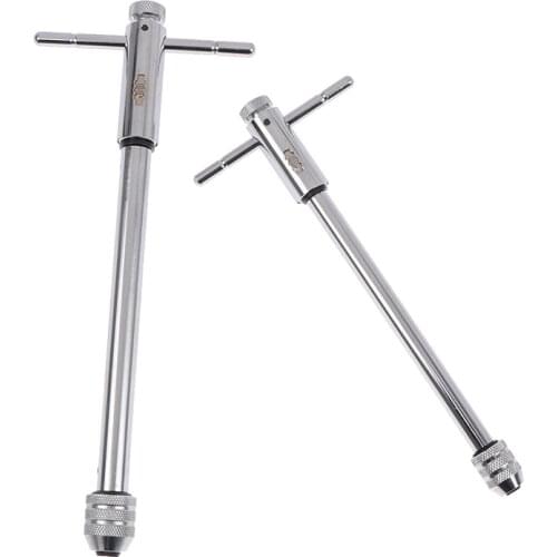 Adjustable M3-8 M5-12 Die Ratchet Wrench Ratchet T Tap Wrench Holder Thread Bolt Screw Tap Machinist Tool 1pcs