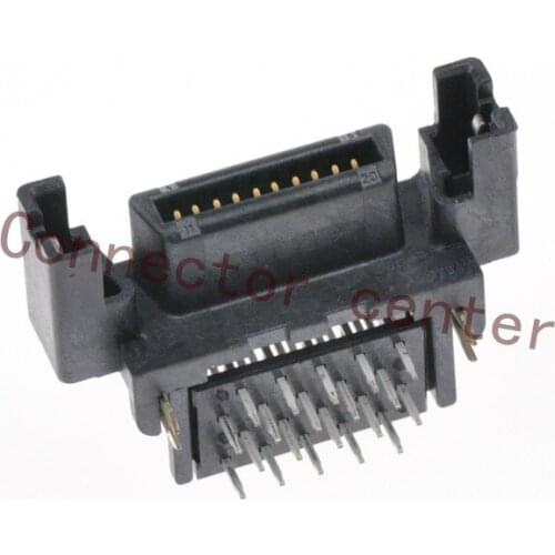 SCSI Connector For TE 1.27mm Pitch 20Pin Female Right Angle Original 787653-4 Bldmate Rcpt Assy
