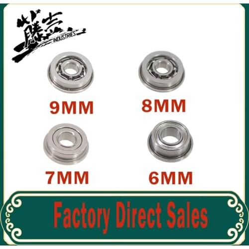 6pcs Stainless Steel Ball Bearing For Airsoft AEG Gel Blaster Gearbox Paintball Accessory - 6mm/7mm/8mm/9mm