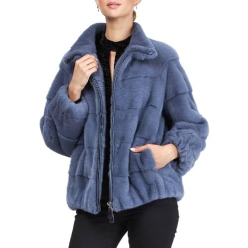 Xefame Fur Coats With Collar