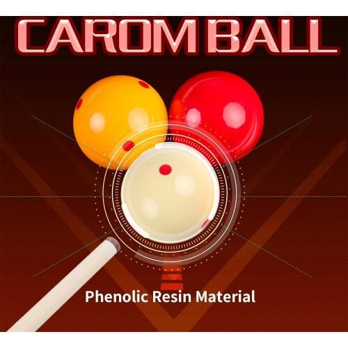 ZOKUE Korean 3 Cushion Game Ball French Carom Billiard Ball Cue Ball 6 Dot-Spot Practice Gaming 61.5mm Billiard accessories