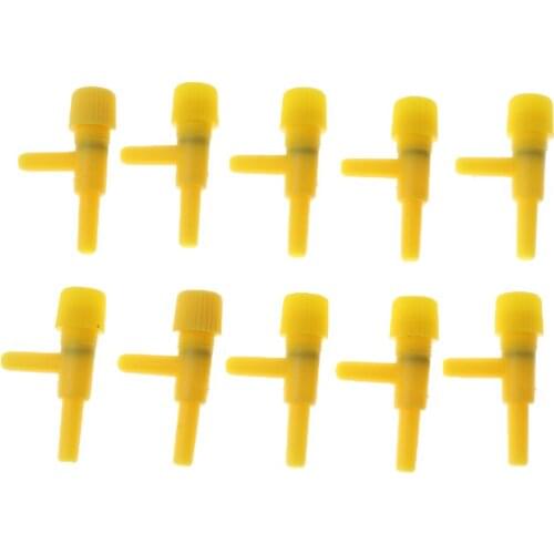 10 Pcs Air Flow Speed Control Valve 2 Way Air Control Valves Control Air Lever