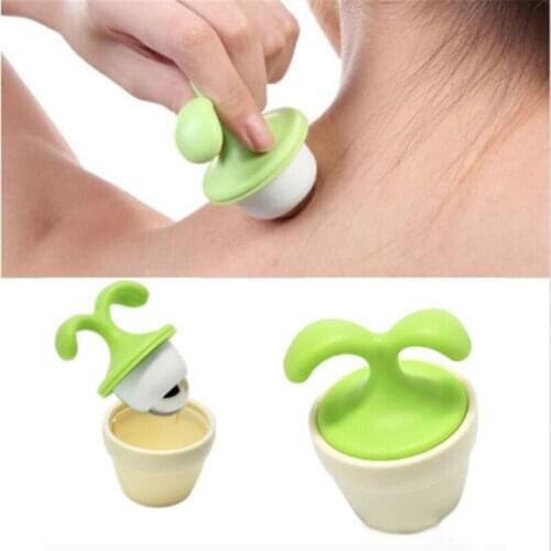 Massage Lymph Flower Pot Massagers Flower Seedling Potted Ball Small Portable Massagers Cervical Spine Massager Neck Waist
