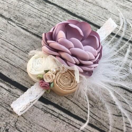 Free Shipping Flower Girl Headband Kids Hair Accessories Photo Prop