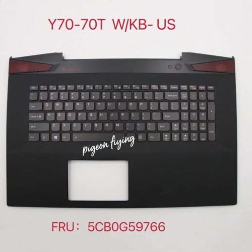For Y70-70 Touch Laptop Lenovo -Superior C Y70-70T W/KB-US C-Cubierta Con Keyboard Upper FRU:5CB0G59766