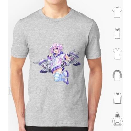 Neptunia T Shirt Cotton Men Diy Print Azur Lane Ship Anime Waifu Neptunia