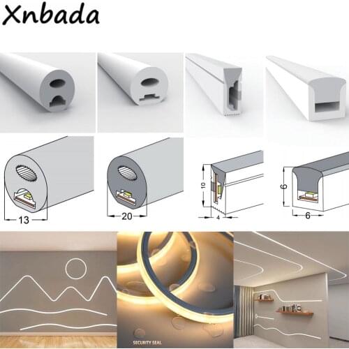 WS2811 WS2812 LED Strip Tube 5mm/3mm Flexible LED Neon Silica Gel Wire Light Lamp Tube IP67 Waterproof For Decoration