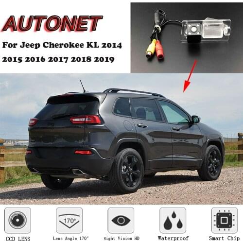 AUTONET Rear View camera For Jeep Cherokee KL 2014 2015 2016 2017 2018 2019 license plate camera/parking Camera