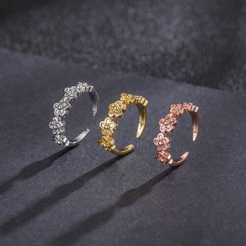 New Flower Shape Toe Rings For Women Opening Adjustable Joint Toe Rings Women Jewelry Accessories For Party Gift