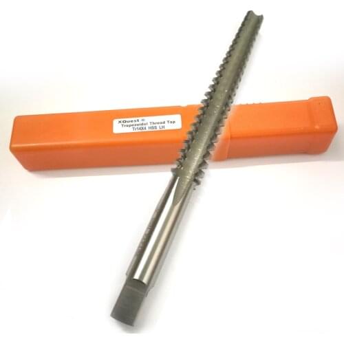 HSS Left Hand Metric Trapezoidal thread tap TR14 T14 TR14X2 TR14X3 TR14X4 LH Screw thread Trapezoid taps T14X2 T14X5 T14X4