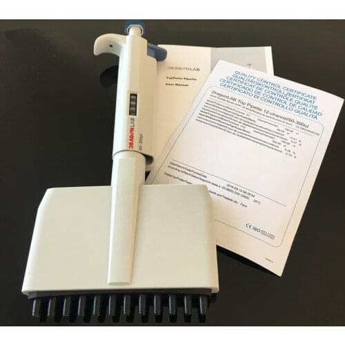 Adjustable Volume Pipet Multichannel Volume Micropipettes Lab Top Pipette Micro Pipette 0.5μl-300μl