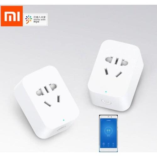 New Xiaomi Mijia Smart Socket 2th Bluetooth Gateway Version Wireless Remote Control Sockets Adaptor Power On And Off With Phone
